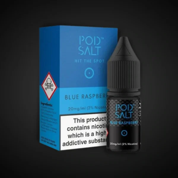 POD SALT BLUE RASPBERRY 10ML NICOTINE SALT E-LIQUID