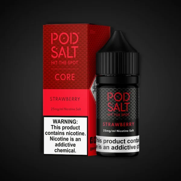 POD SALT STRAWBERRY 30ML NICOTINE SALT E-LIQUID