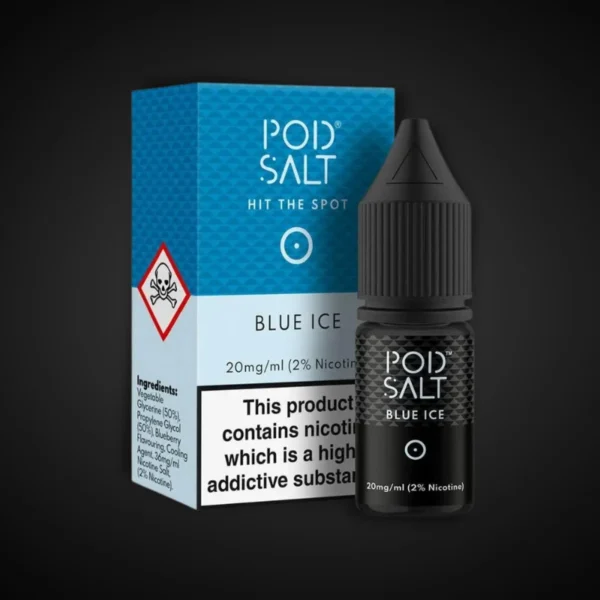 POD SALT BLUE ICE 10ML NICOTINE SALT E-LIQUID