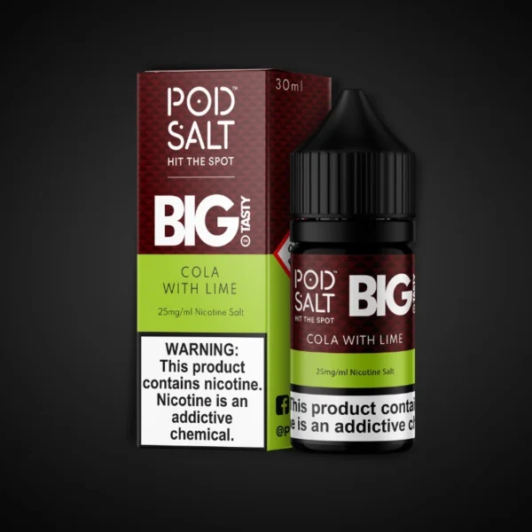 POD SALT COLA WITH LIME 30ML NICOTINE SALT E-LIQUID FUSION