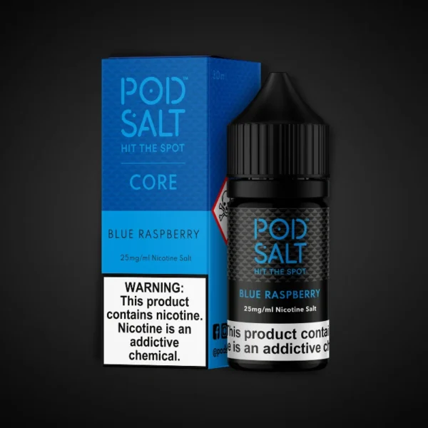 POD SALT BLUE RASPBERRY 30ML NICOTINE SALT E-LIQUID