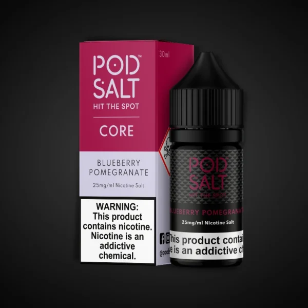 POD SALT BLUEBERRY POMEGRANATE 30ML NICOTINE SALT E-LIQUID