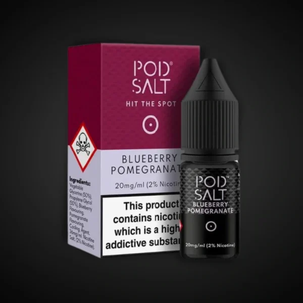 POD SALT BLUEBERRY POMEGRANATE 10ML NICOTINE SALT E-LIQUID