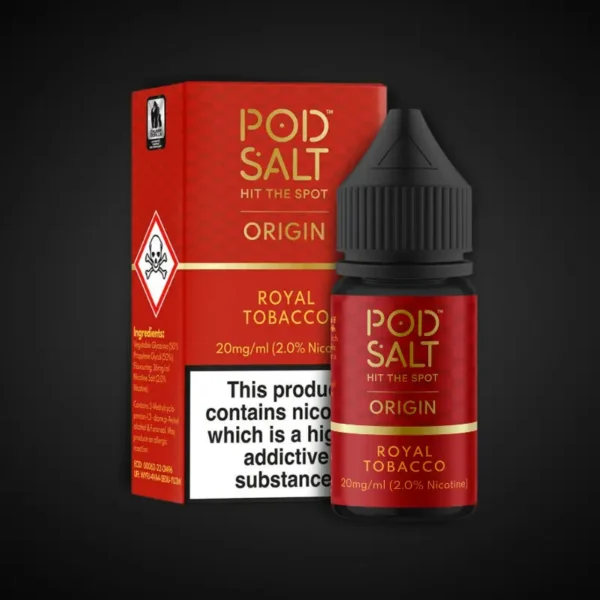 POD SALT ROYAL TOBACCO 30ML NICOTINE SALT E-LIQUID