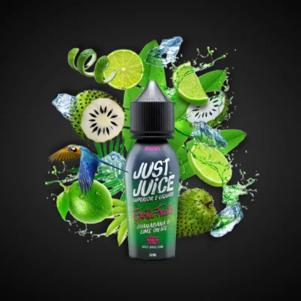 JUST JUICE GUANABANA & LIME ON ICE 60ML