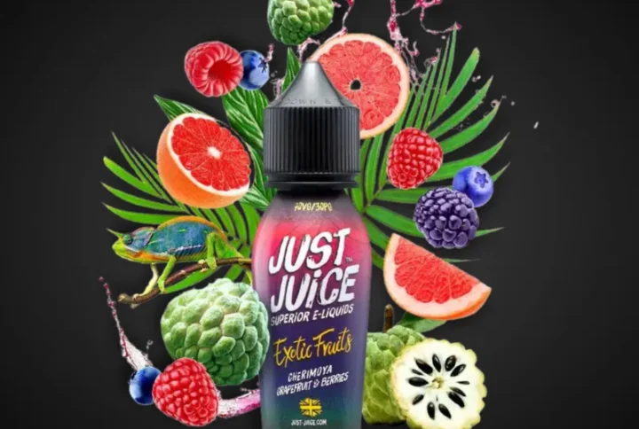 JUST JUICE CHERIMOYA GRAPEFRUIT & BERRIES