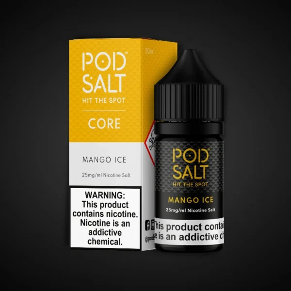 POD SALT MANGO ICE 30ML NICOTINE SALT E-LIQUID