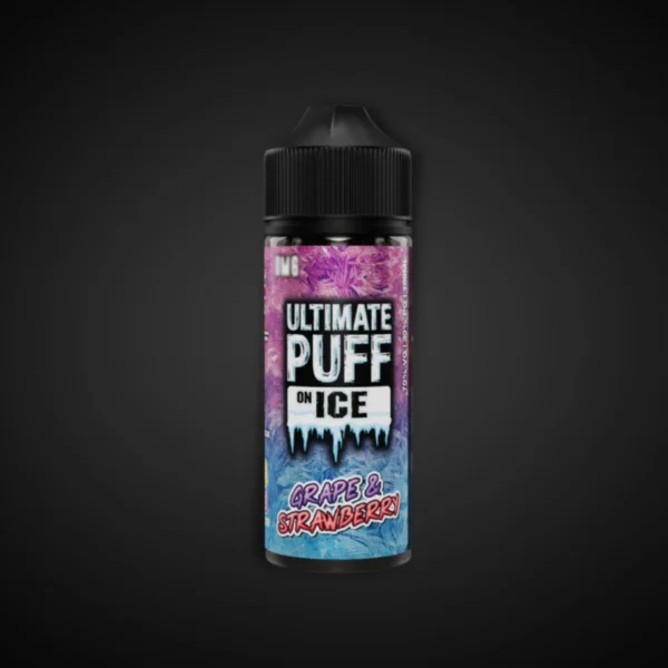 ULTIMATE PUFF ON ICE GRAPE & STRAWBERRY 60ML E-LIQUID