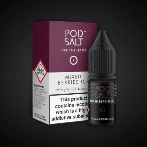 POD SALT MIXED BERRIES ICE 10ML NICOTINE SALT E-LIQUID